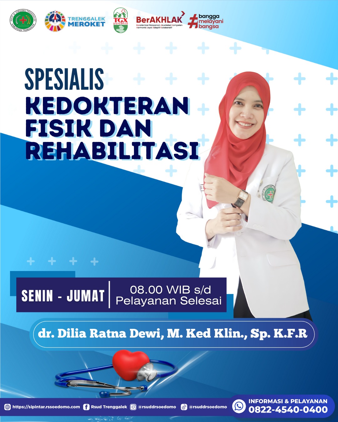 Jadwal Spesialis Fisioterapi & Rehabilitasi Medik
