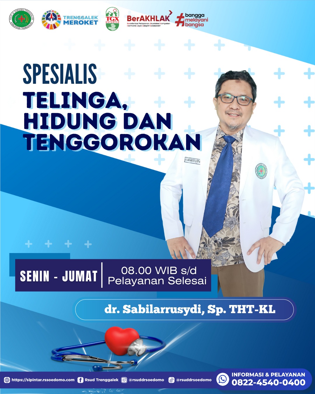 Jadwal Spesialis Telinga Hidung Tenggorok